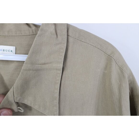 Vtg 90s Y2K Men 2XL Looped Collar Silk Pittsburgh Steelers Football Button Shirt - Picture 6 of 16